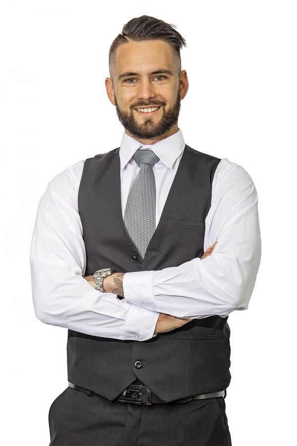 Mens Waistcoat black front