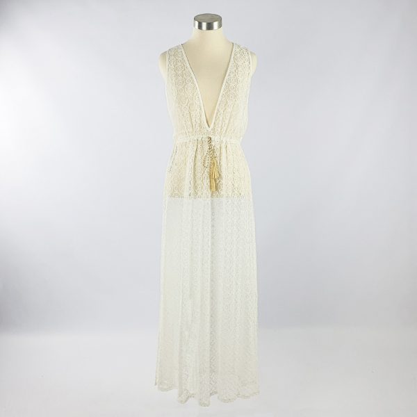 Lace Over Dress White