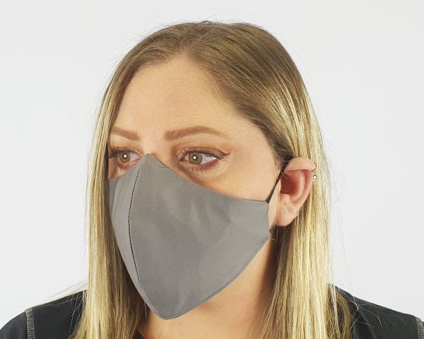 Premium cotton 4 layer grey mask