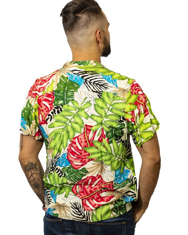Mens Beach Shirt Floral