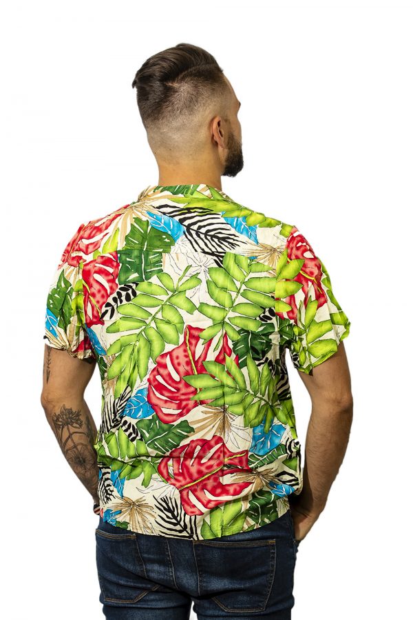 Mens Beach Shirt Floral