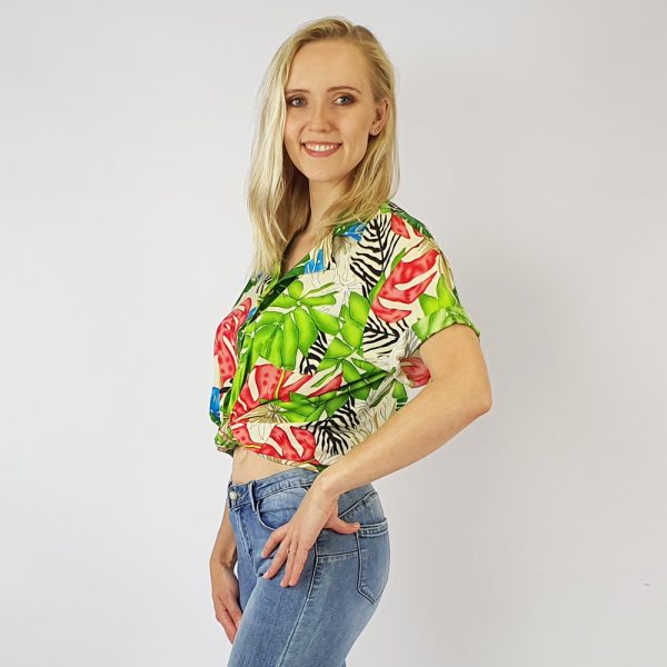Ladies Beach Shirt Floral