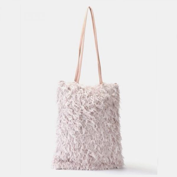 Fur Handbag Lilac