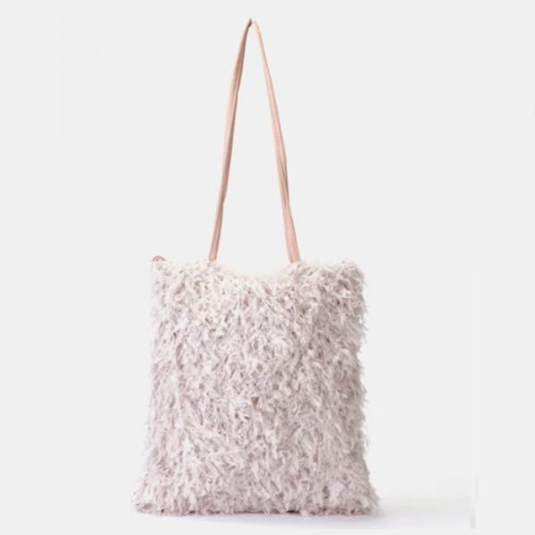 Fur Handbag Lilac