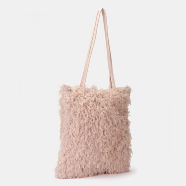 Fur Handbag Pink