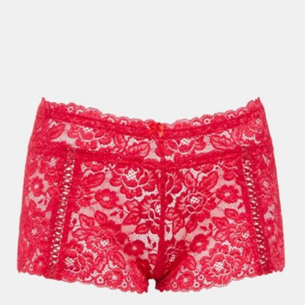 Luna Criss-cross Underwear Red