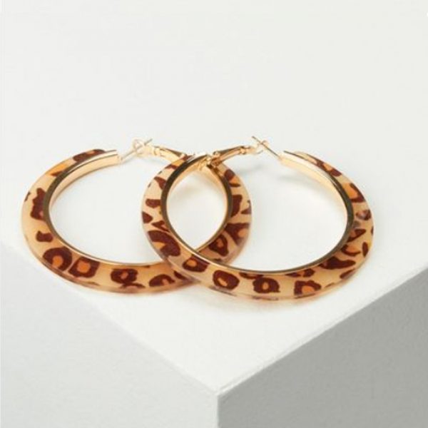 Animal hoop earrings