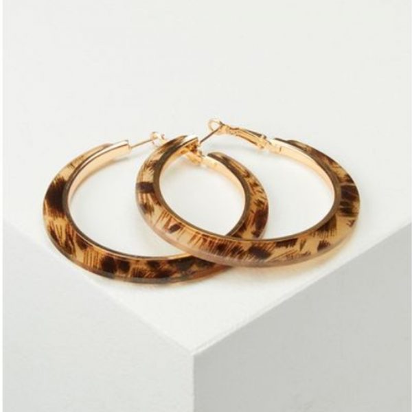 Animal hoop earrings