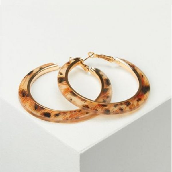 Animal hoop earrings