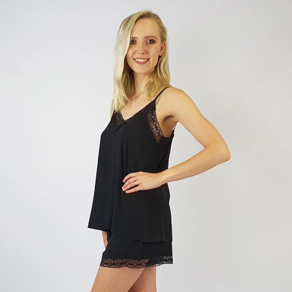 Summer Pajama Set Black
