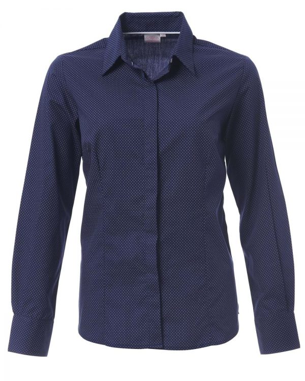 Ladies Cullinan Long Sleeve Blouse Navy