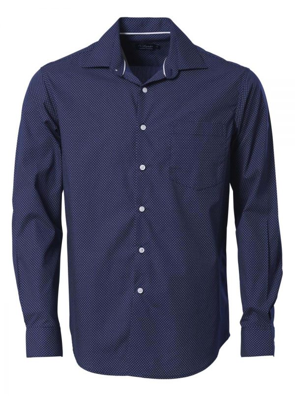 Mens Cullinan Long Sleeve Shirt Navy
