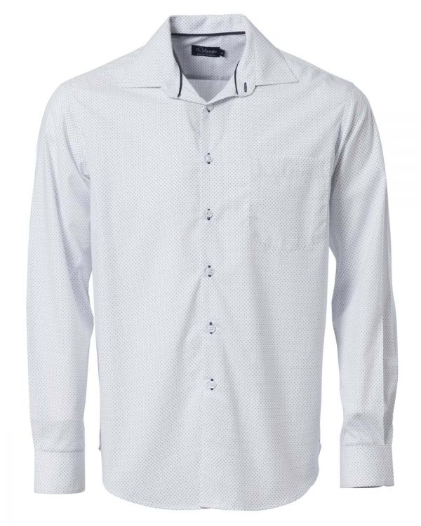 Mens Cullinan Long Sleeve Shirt White