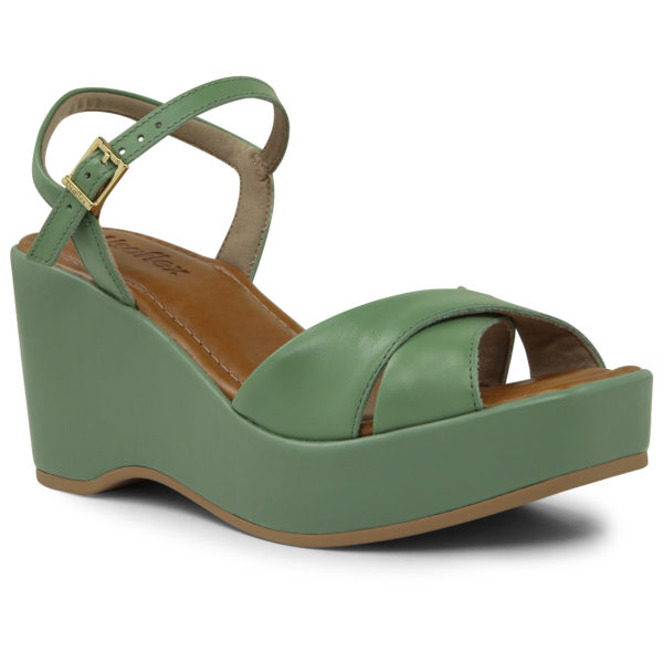 Usaflex Fabricia Wedge Rosemary Side View