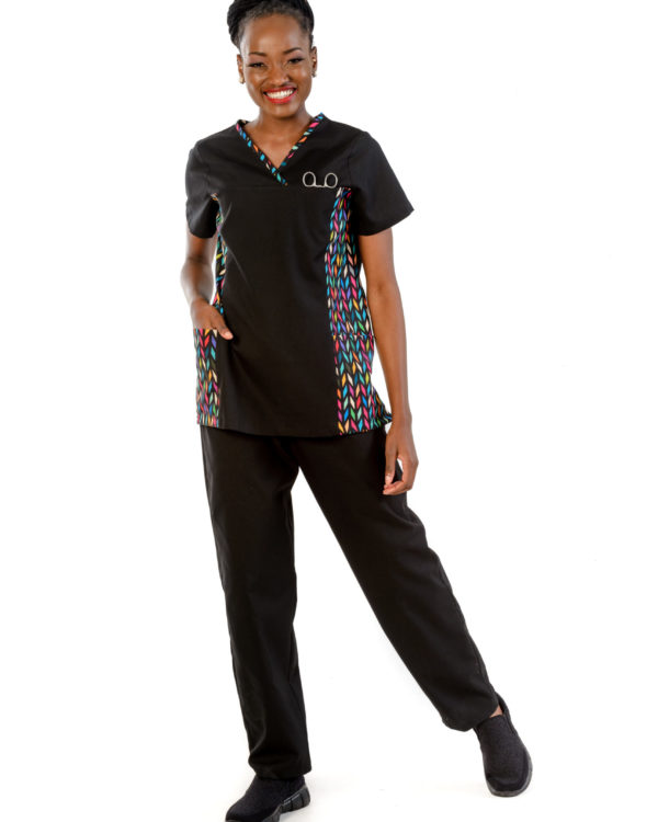 Rose Quartz B Scrub Tunic Front