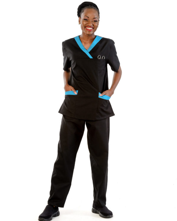 Crystal Quartz Scrub Top Front