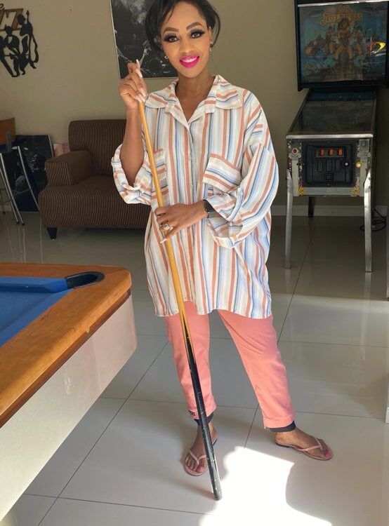 Big Pocket Crepe Stripe Shirt Front
