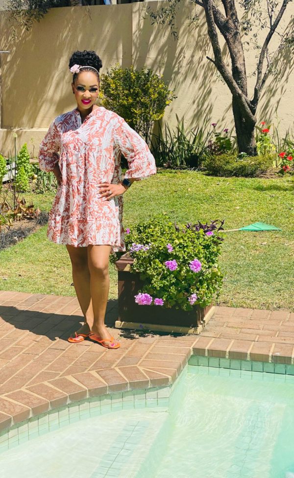 2 Frill Short Print Dress - Print 3 Front